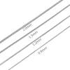 Dongguan titanium steel jewelry stainless steel necklace, fashionable and non-fading snake bone chain, 18K gold-plated round snake chain, titanium steel plain chain Application Scenario